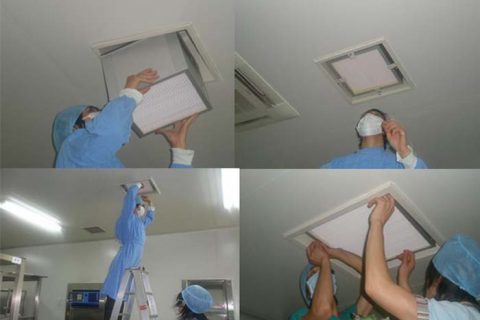 空氣過濾器安裝過程中應遵守實驗室的安全規范